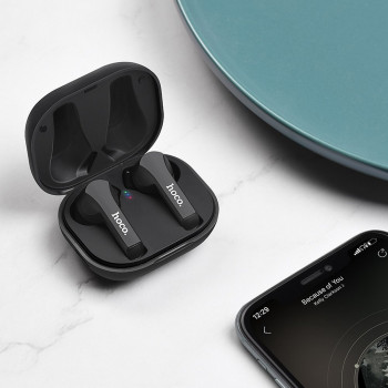 Casti Bluetooth Wireless - Hoco Pleasure (ES34) - Black - Img 4