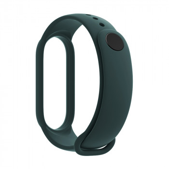 Curea pentru Xiaomi Mi Band 5 / 5 NFC / 6 / 6 NFC / Amazfit Band 5 - Techsuit Watchband (W013) - Dark Green - Img 3