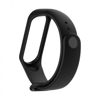 Curea pentru Xiaomi Mi Band 5 / 5 NFC / 6 / 6 NFC / Amazfit Band 5 - Techsuit Watchband (W013) - Black - Img 3