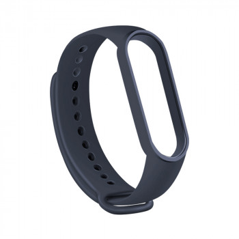 Curea pentru Xiaomi Mi Band 5 / 5 NFC / 6 / 6 NFC / Amazfit Band 5 - Techsuit Watchband (W013) - Dark Blue - Img 4