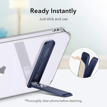 ESR - Desk Holder Boost Kickstand - Adjustable Angle, Vertical and Horizontal Stand, for Phones - Navy Blue - Img 2