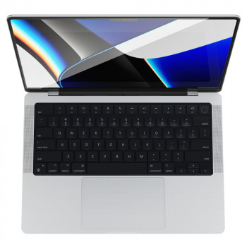 Folie pentru Macbook Pro 14" (2021 / 2022 / 2023) - Spigen Glas.tR Slim - Black - Img 3