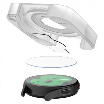 Folie pentru Samsung Galaxy Watch 4 / 5 40mm (set 2) - Spigen Glas.TR EZ FIT - Clear - Img 4
