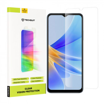 Folie protectie telefon Oppo A17 - Techsuit Clear Vision Glass - Transparent