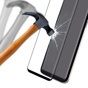 Folie protectie telefon Samsung Galaxy A20 / A30 / A30s / A50 / A50s / M21 / M30 / M30s / M31 - Mocolo 3D Curved Full Glue Glass - Black - Img 4