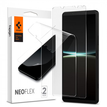 Folie protectie telefon Sony Xperia 5 IV (set 2) - Spigen Neo Flex - Clear