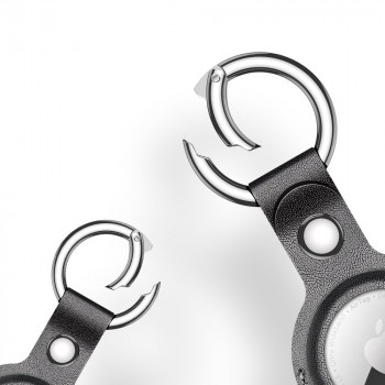 Husa Apple AirTag - Dux Ducis Secure Holder - Black - Img 4