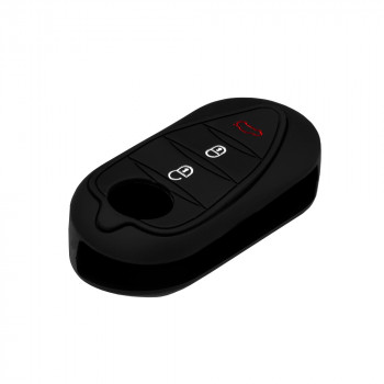 Husa pentru cheie Alfa Romeo Mito, Giulietta, GTO - Techsuit Car Key Case (1019.01) - Black - Img 4