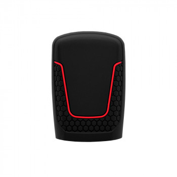 Husa pentru cheie Audi A4, RS4, S4, B9, A5, F5, S5, RS5 - Techsuit Car Key Case (2008.02) - Red - Img 2