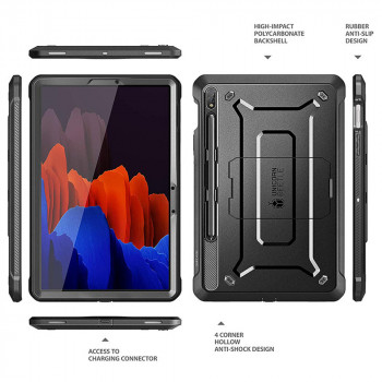 Husa pentru tableta Samsung Galaxy Tab S7 / S8 - Supcase Unicorn Beetle Pro - Black - Img 2
