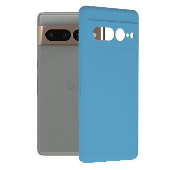 Husa telefon Google Pixel 7 Pro - Techsuit Soft Edge Silicone - Denim Blue - Img 1