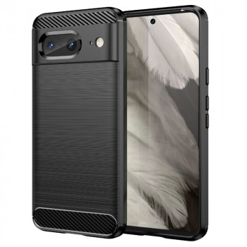 Husa telefon Google Pixel 8 - Techsuit Carbon Silicone - Black