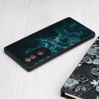 Husa telefon Honor 70 - Techsuit Glaze Series - Blue Nebula - Img 4