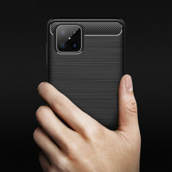 Husa telefon Honor X8 - Techsuit Carbon Silicone - Black - Img 4
