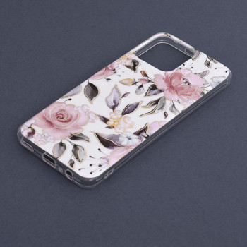 Husa telefon Honor X8 - Techsuit Marble Series - Chloe White - Img 2