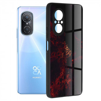 Husa telefon Huawei nova 9 SE - Techsuit Glaze Series - Red Nebula