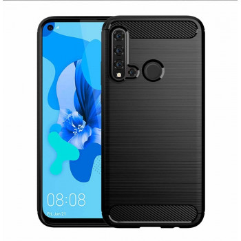Husa telefon Huawei P20 Lite 2019 - Techsuit Carbon Silicone - Black - Img 3