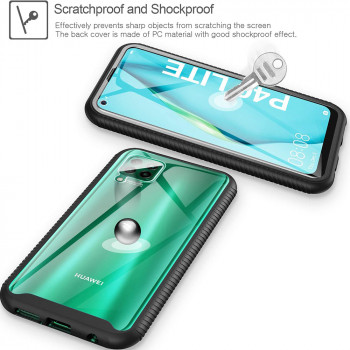 Husa telefon Huawei P40 Lite + Folie - Techsuit Defense360 Pro - Black - Img 4
