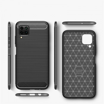 Husa telefon Huawei P40 Lite - Techsuit Carbon Silicone - Black - Img 4