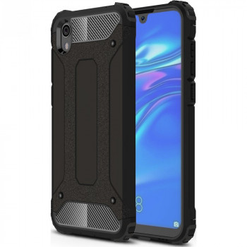Husa telefon Huawei Y5 2019 - Techsuit Hybrid Armor - Black - Img 1