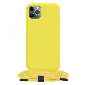 Husa telefon iPhone 11 Pro Max - Techsuit Crossbody Lanyard - Yellow