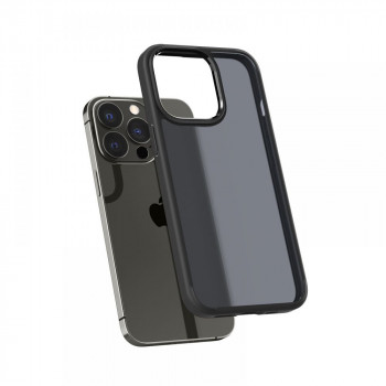Husa telefon iPhone 13 Pro - Spigen Ultra Hybrid - Frost Black - Img 2