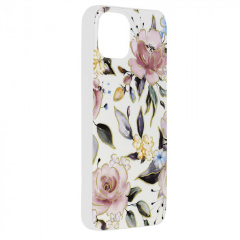 Husa telefon iPhone 13 Pro - Techsuit Marble Series - Chloe White - Img 2