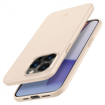Husa telefon iPhone 14 Pro Max - Spigen Thin Fit - Sand Beige - Img 3