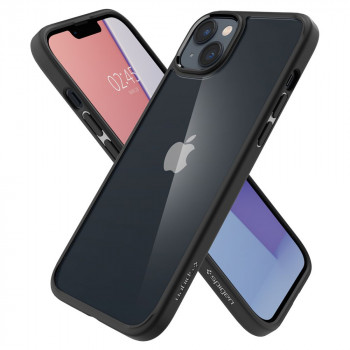 Husa telefon iPhone 14 - Spigen Ultra Hybrid - Matte Black - Img 4