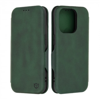 Husa telefon iPhone 15 Pro Techsuit Safe Wallet Plus, Green