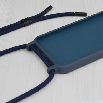 Husa telefon iPhone 15 - Techsuit Crossbody Lanyard - Blue - Img 2