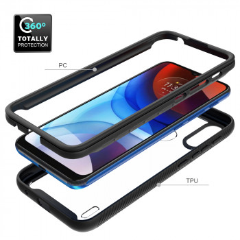Husa telefon Motorola Moto E7 Power / Moto E7i Power + Folie - Techsuit Defense360 Pro - Black - Img 2