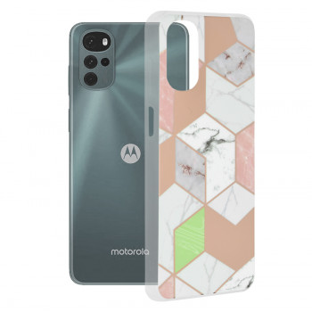Husa telefon Motorola Moto G22 - Techsuit Marble Series - Purple Hex