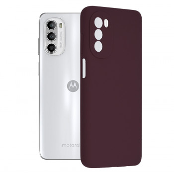 Husa telefon Motorola Moto G52 4G / Moto G82 5G - Techsuit Soft Edge Silicone - Plum Violet - Img 1