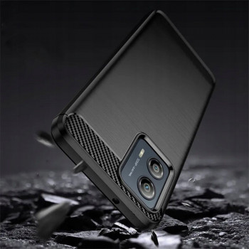 Husa telefon Motorola Moto G73 - Techsuit Carbon Silicone - Black - Img 3