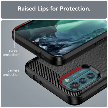 Husa telefon Nokia G11 / G21 - Techsuit Carbon Silicone - Black - Img 4