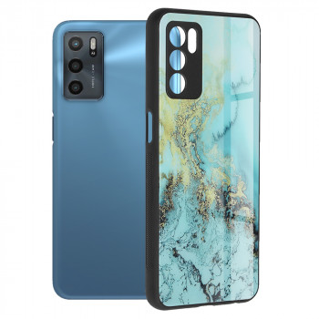 Husa telefon Oppo A16 / A16s / A54s - Techsuit Glaze Series - Blue Ocean - Img 1