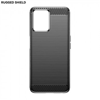 Husa telefon Realme C35 / Narzo 50A Prime - Techsuit Carbon Silicone - Black - Img 3