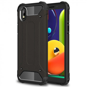Husa telefon Samsung Galaxy A01 Core / M01 Core - Techsuit Hybrid Armor - Black - Img 1