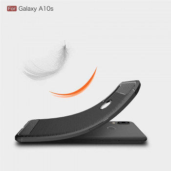 Husa telefon Samsung Galaxy A10s / M01s - Techsuit Carbon Silicone - Black - Img 3