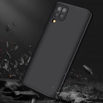 Husa telefon Samsung Galaxy A12 / A12 Nacho + Folie - GKK 360 - Black - Img 3