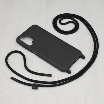 Husa telefon Samsung Galaxy A13 4G - Techsuit Crossbody Lanyard - Black - Img 2