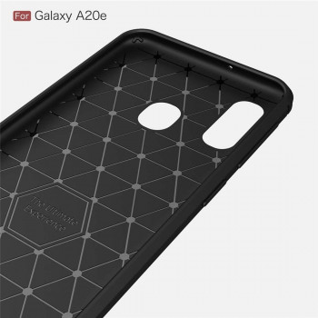 Husa telefon Samsung Galaxy A20e - Techsuit Carbon Silicone - Black - Img 2