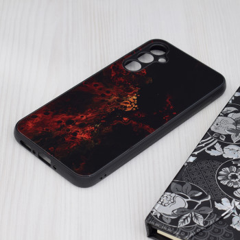 Husa telefon Samsung Galaxy A34 5G - Techsuit Glaze Series - Red Nebula - Img 3