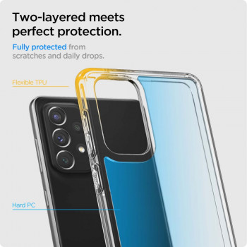 Husa telefon Samsung Galaxy A53 5G - Spigen Ultra Hybrid - Crystal Clear - Img 4