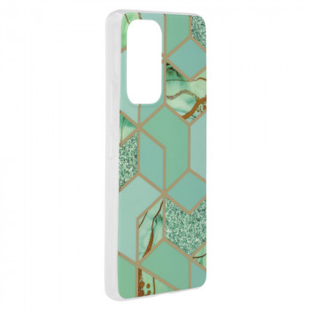 Husa telefon Samsung Galaxy A53 5G - Techsuit Marble Series - Green Hex - Img 2