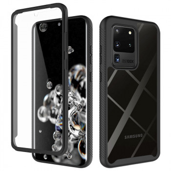 Husa telefon Samsung Galaxy S20 Ultra / S20 Ultra 5G + Folie - Techsuit Defense360 Pro - Black - Img 1