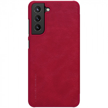 Husa telefon Samsung Galaxy S21 FE 5G - Nillkin QIN Leather Case - Red