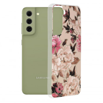 Husa telefon Samsung Galaxy S21 FE 5G - Techsuit Marble Series - Mary Berry Nude
