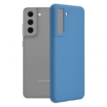Husa telefon Samsung Galaxy S21 FE 5G - Techsuit Soft Edge Silicone - Denim Blue